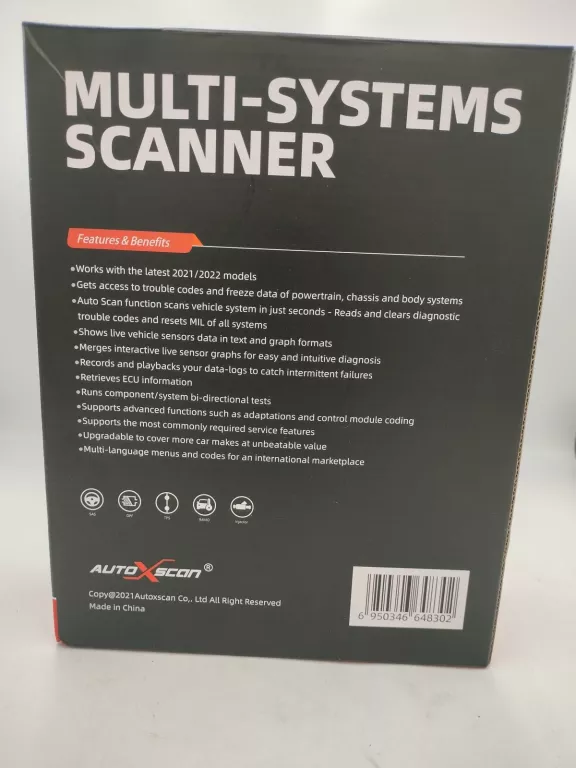 TESTER DIAGNOSTYCZNY AUTOXSCAN RS830PRO