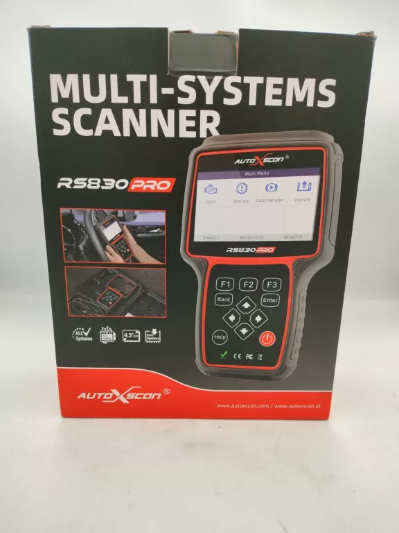 TESTER DIAGNOSTYCZNY AUTOXSCAN RS830PRO