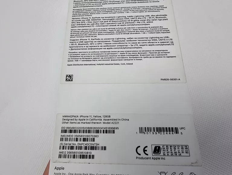 APPLE IPHONE 11 128GB ŻÓŁTY