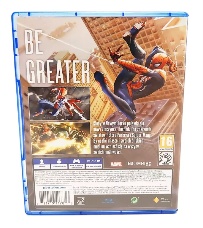 GRA NA PS4 SPIDER-MAN