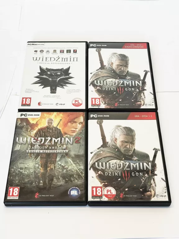 GRA PC - TRYLOGIA WIEDŹMIN ZABÓJCY KRÓLÓW DZIKI GON