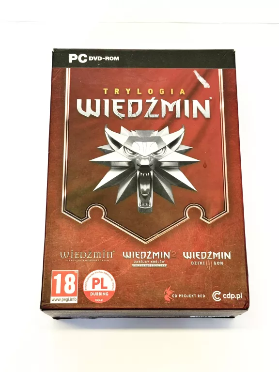 GRA PC - TRYLOGIA WIEDŹMIN ZABÓJCY KRÓLÓW DZIKI GON