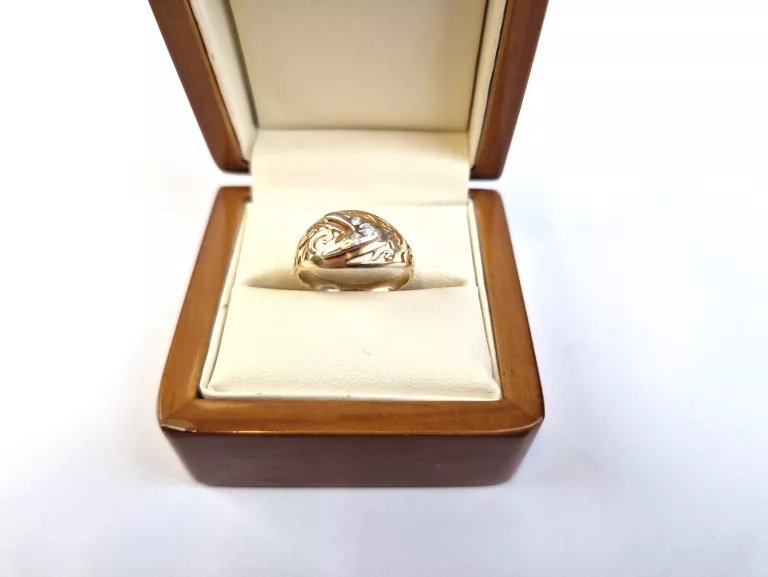 wyrob-jubilerski-uzywany-pierscionek-325-14k-r16-stan-uzywany