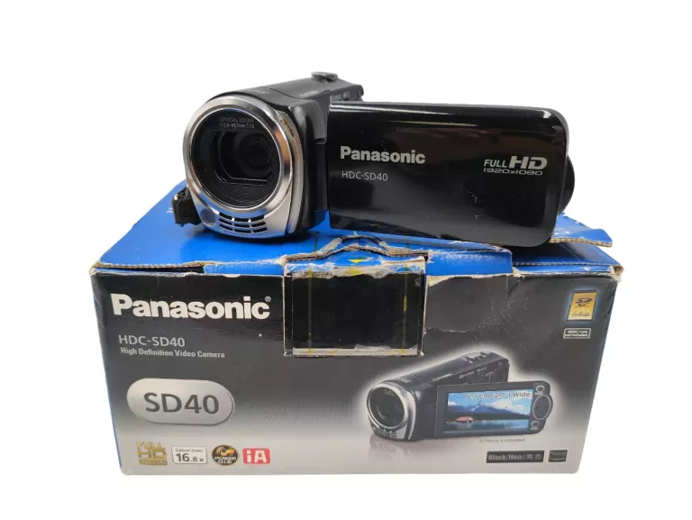 KAMERA PANASONIC HDC-SD40 FULL HD - KOMPLET