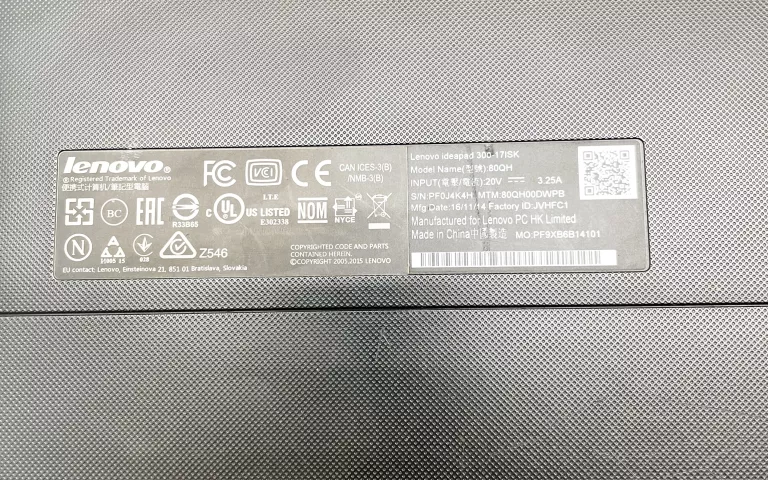LAPTOP LENOVO IDEAPAD 300-17ISK I5