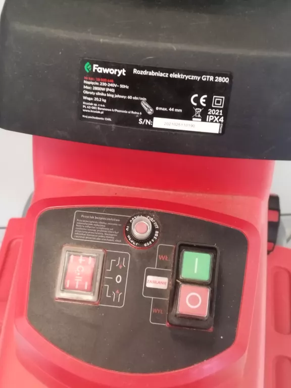 ROZDRABNIACZ DO GAŁĘZI FAWORYT GTR 2800