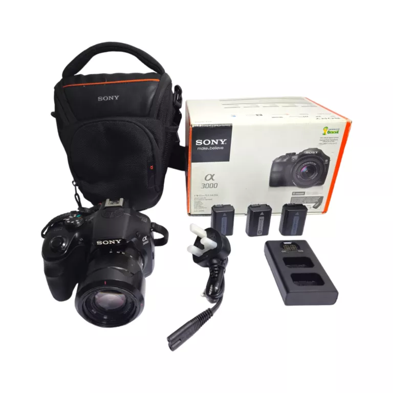 APARAT FOTOGRAFICZNY SONY A3000 KORPUS + OBIEKTYW CZARNY