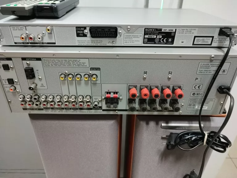 KINO DOMOWE SONY STR-DE497 DVP-NS355 KOLUMNY 5 SZT