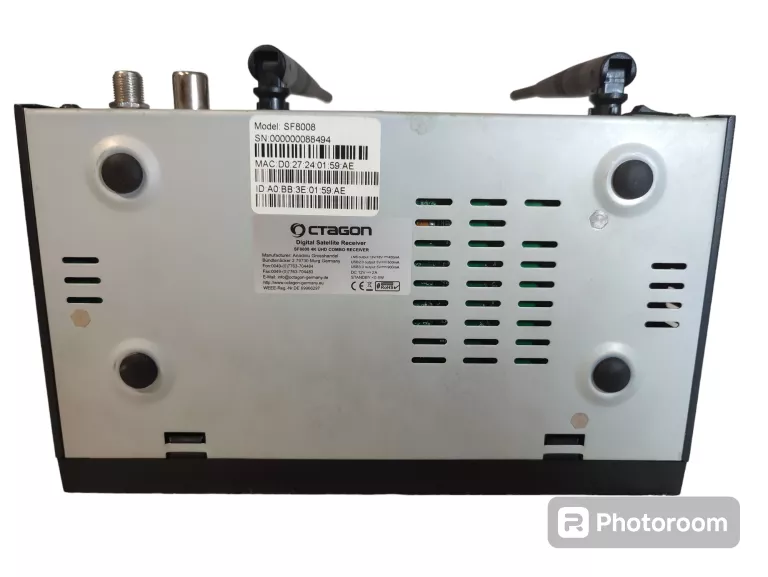 DEKODER OCTAGON SF8008 4K UHD DVB-S2 DVB-T2 ENIGMA 2 KOMPLET