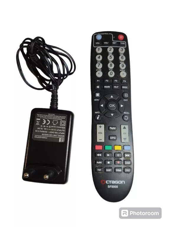 DEKODER OCTAGON SF8008 4K UHD DVB-S2 DVB-T2 ENIGMA 2 KOMPLET