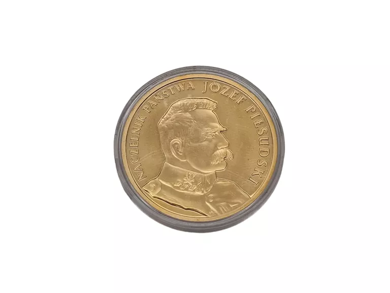 MEDAL JÓZEF PIŁSUDSKI 100 ROCZNICA ODZYSKANIA NIEPODLEGŁOŚCI