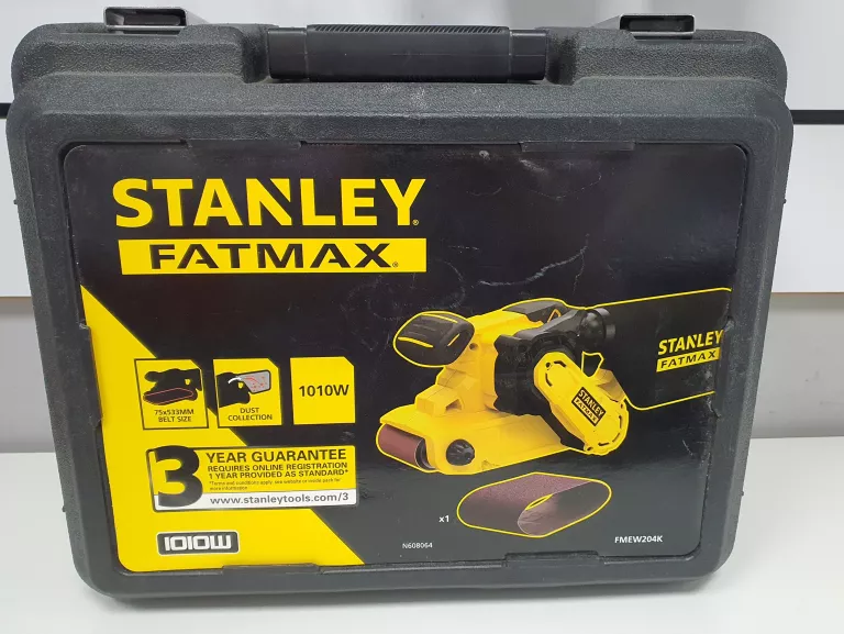 SZLIFIERKA TAŚMOWA STANLEY FMEW204 WALIZKA