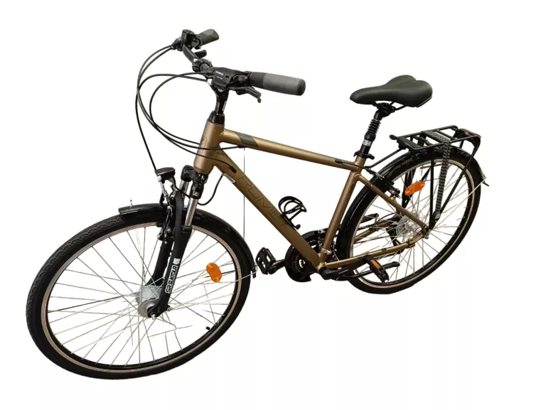 ROWER TREKKINGOWY ROMET WAGANT 3 28 RAMA M 19" CIEMNOZŁOTY IDEAŁ GWARANCJA