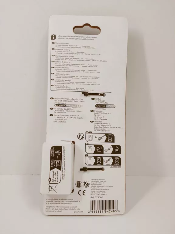 LATARKA LED CARREFOUR IP44 170 LM