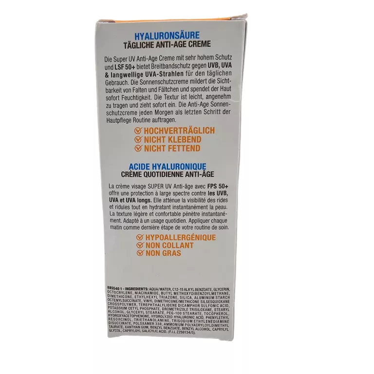 GARNIER AMBRE ANTI AGE KREM OCHRONNY FILTR 50