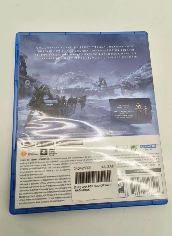 GRA PS5 GOD OF WAR RAGNAROK