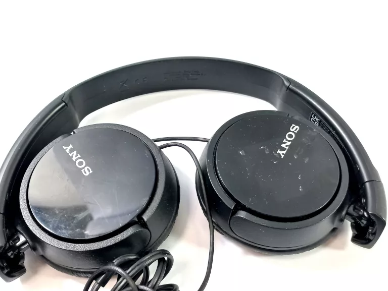 SŁUCHAWKI NAUSZNE CZARNE PRZEWODOWE SONY