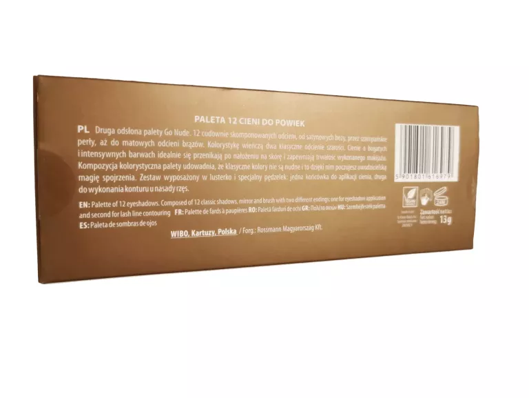 WIBO GO NUDE EYESHADOW PALETTE SEX APPEAL EDITION PALETA 12 CIENI