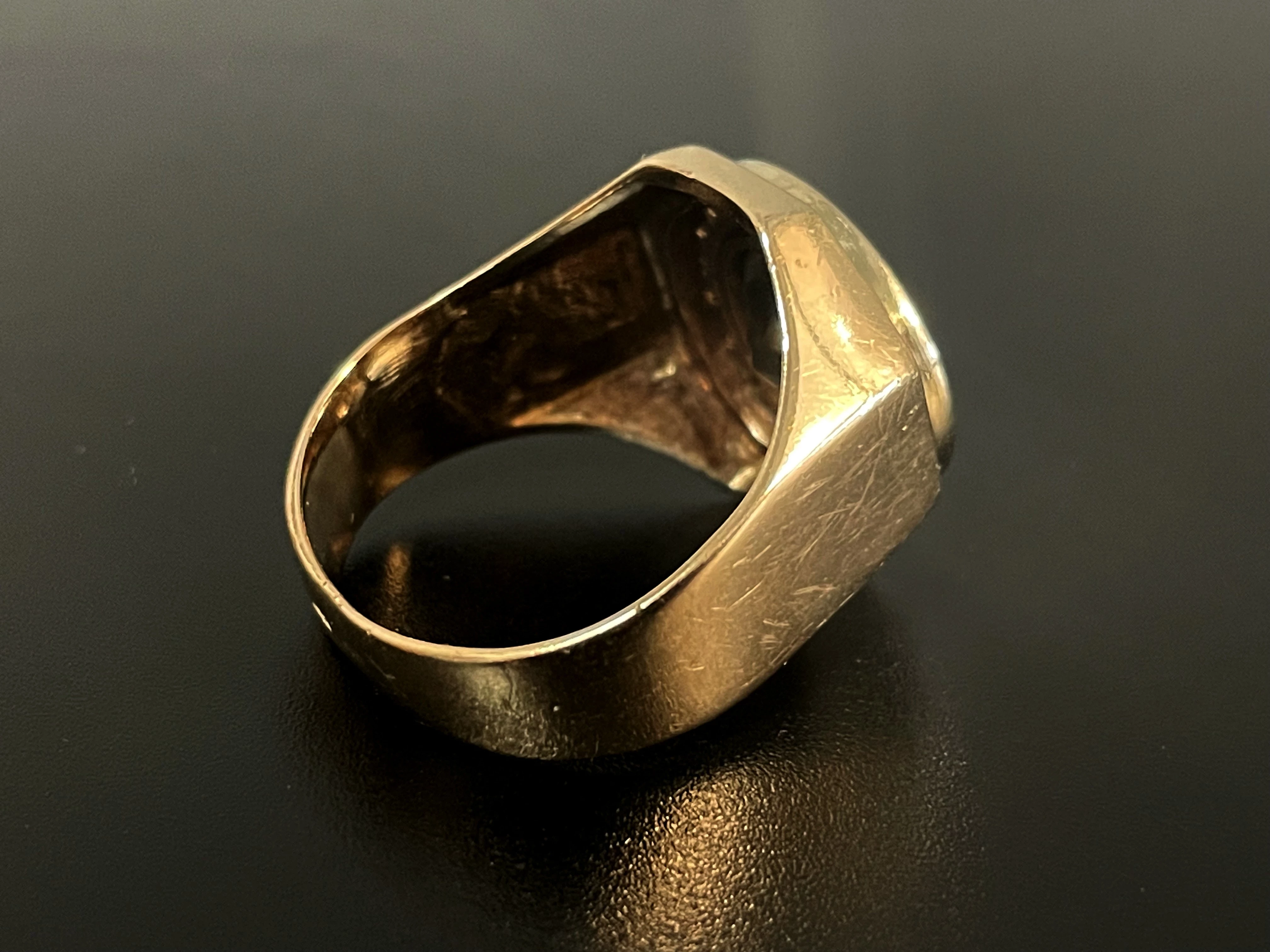 stylowy-zloty-pierscioneksygnet-pr-585-w-1036-g-r-24-rodzaj-wyrob-jubilerski