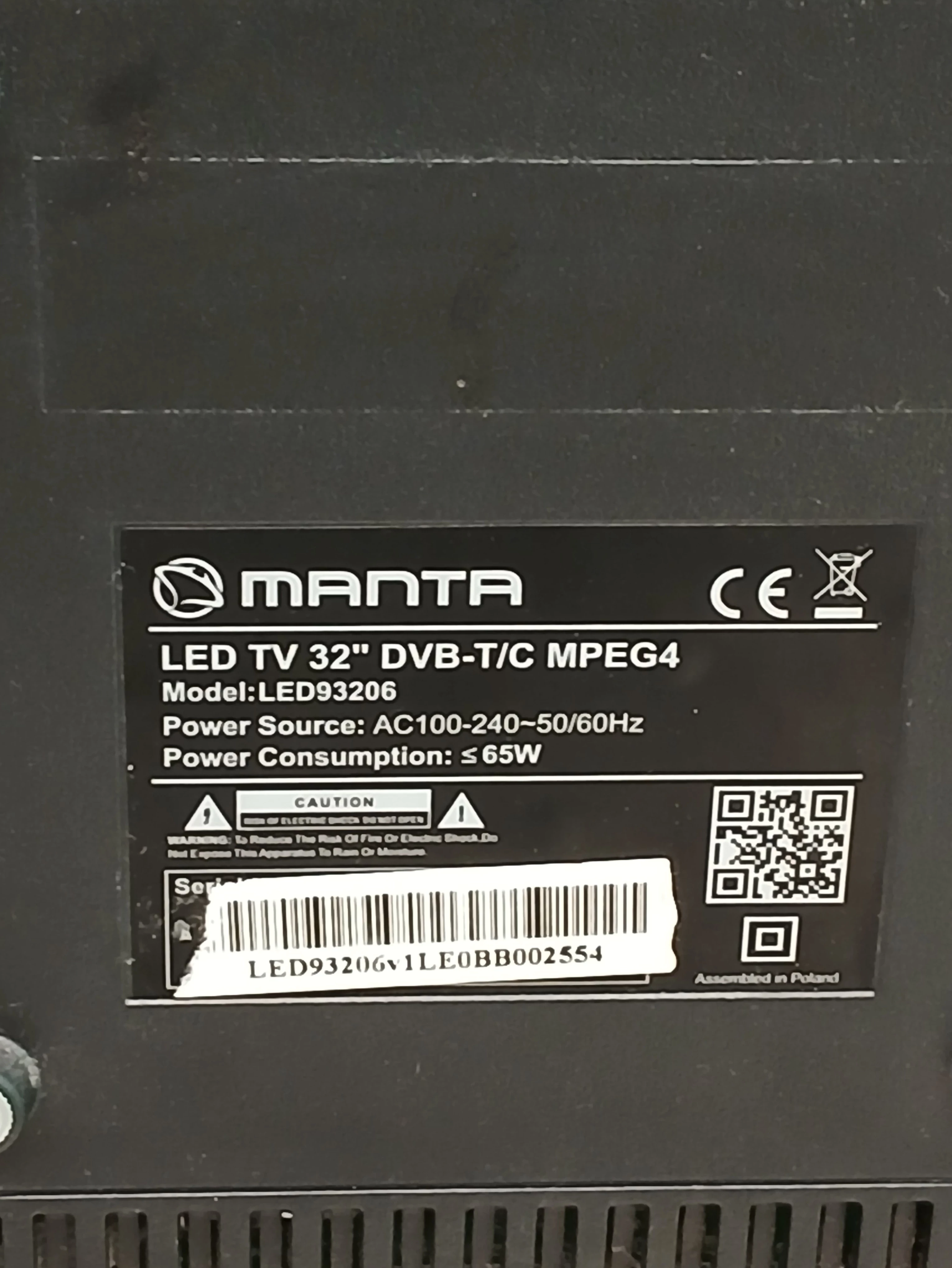 telewizor-manta-led-93206-32-stan-uzywany