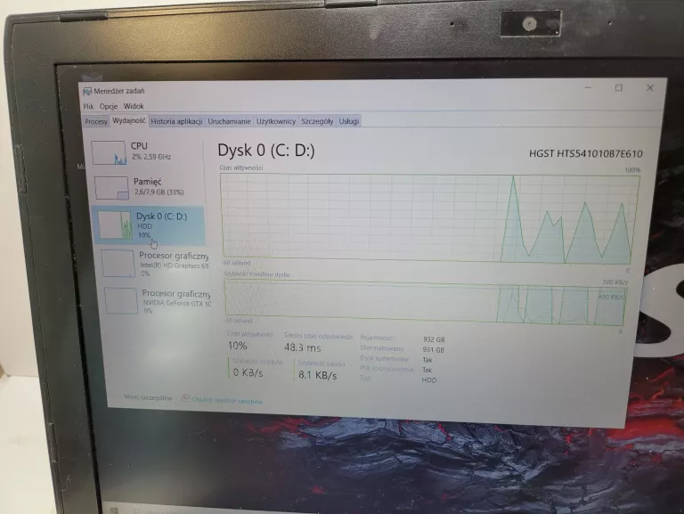 LAPTOP LAPTOP MSI MS 16J9 + ŁAD