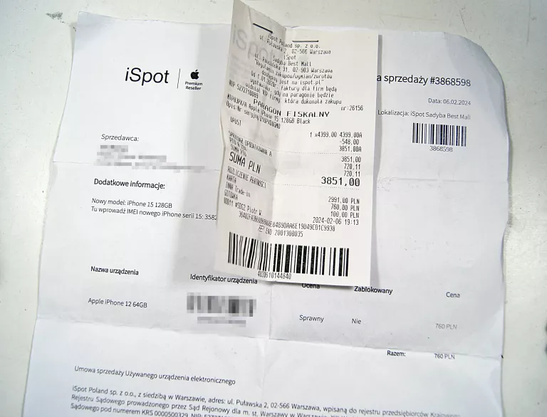 telefon-iphone-15-128-gb-pudelko-fv-z-ispot-100-bateria-ladny-stan-wbudowana-pamiec-128-gb