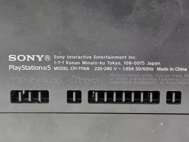 KONSOLA SONY PLAYSTATION 5 PS5 1000GB STANDARD CFI-1116A Z NAPĘDEM 2 PADY