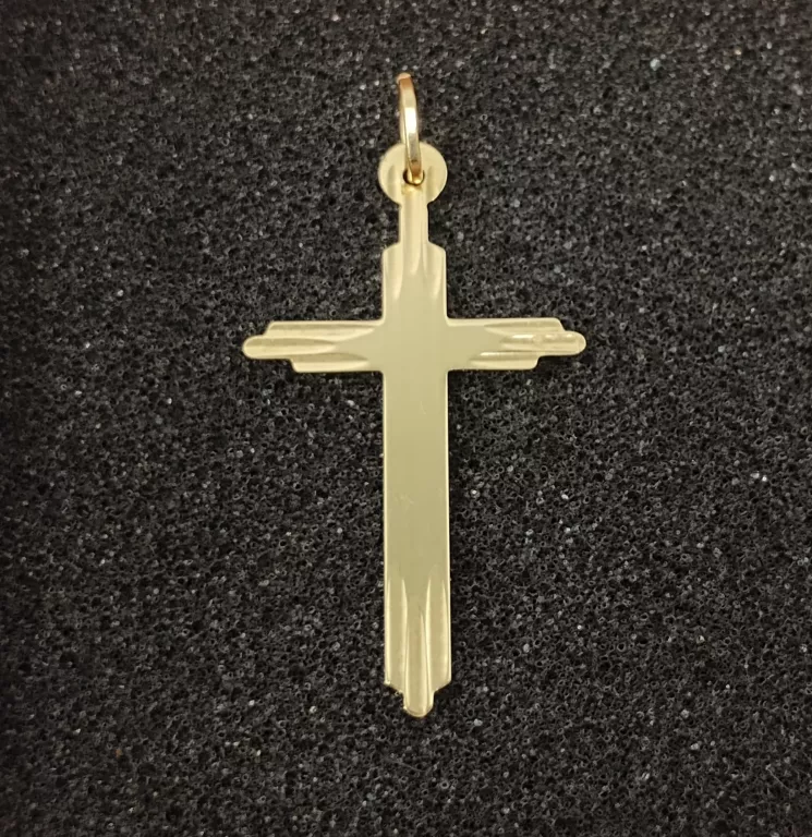 ZŁOTY DUŻY KRZYŻYK 585 W. 0,85G