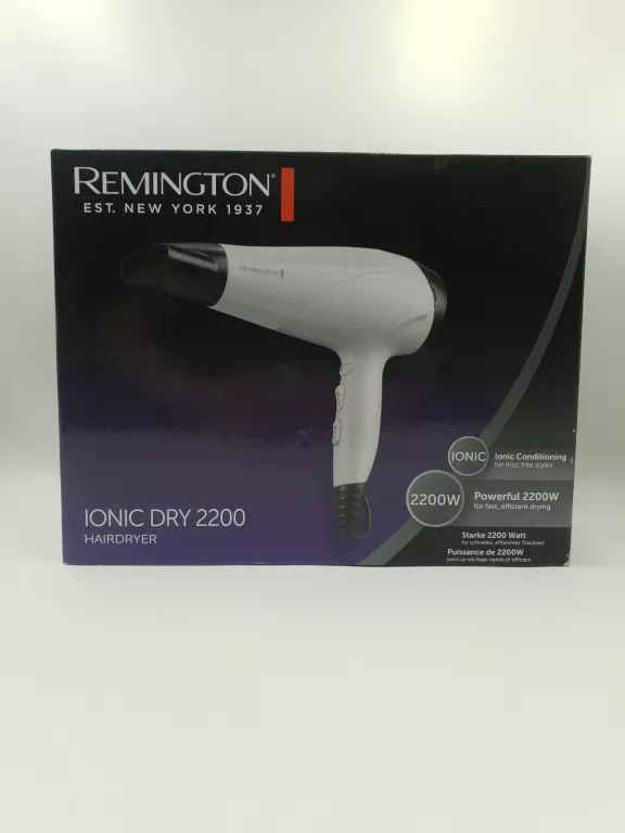 SUSZARKA DO WŁOSÓW REMINGTON IONIC DRY 2200 D3194 NOWA POLECAM