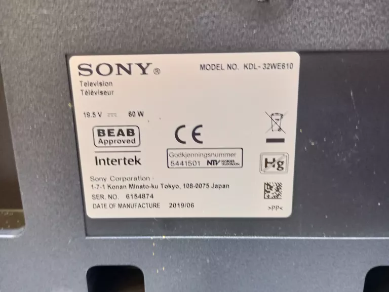 TELEWIZOR SONY KDL-32WE610