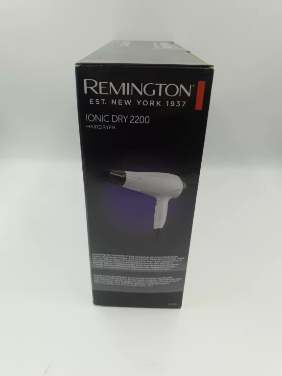 SUSZARKA DO WŁOSÓW REMINGTON IONIC DRY 2200 D3194 NOWA POLECAM