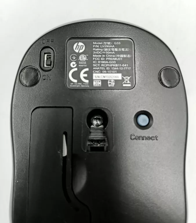 ZESTAW KLAWIATURA HP KBI+ MYSZKA HP G33