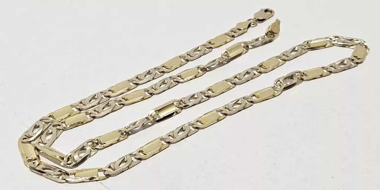 PIĘKNY ZŁOTY ŁAŃCUSZEK PRÓBA 750 WAGA 36,34 DŁUGOŚĆ 60CM