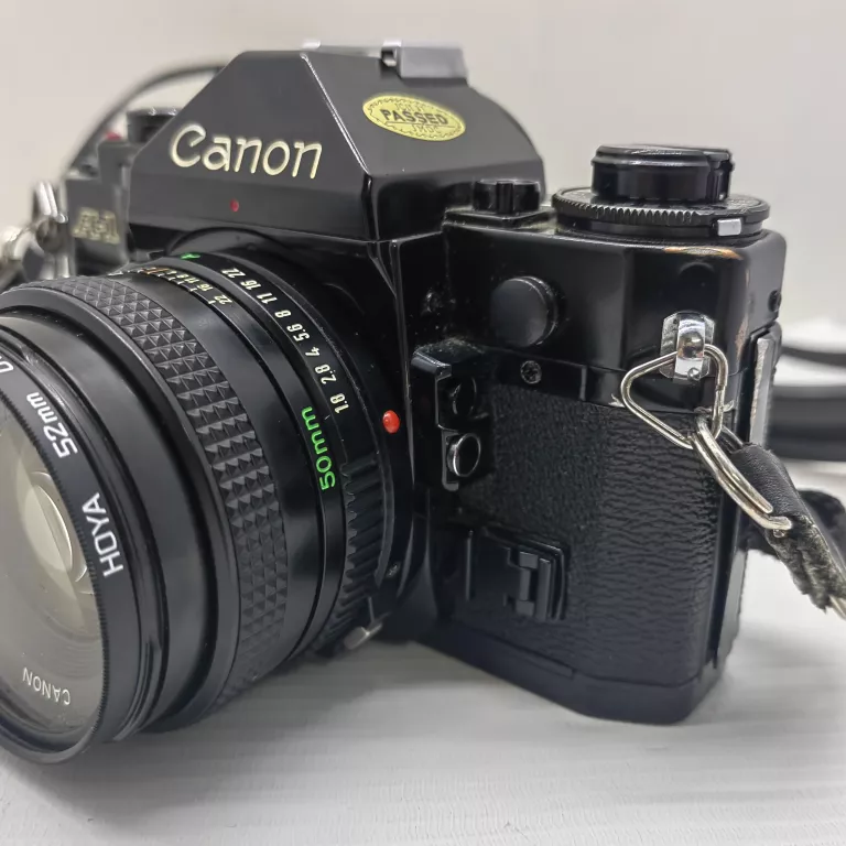 APARAT CANON A-1 + OBIEKTYW OBIEKTYW CANON LENS FD 50MM 1: 1.8