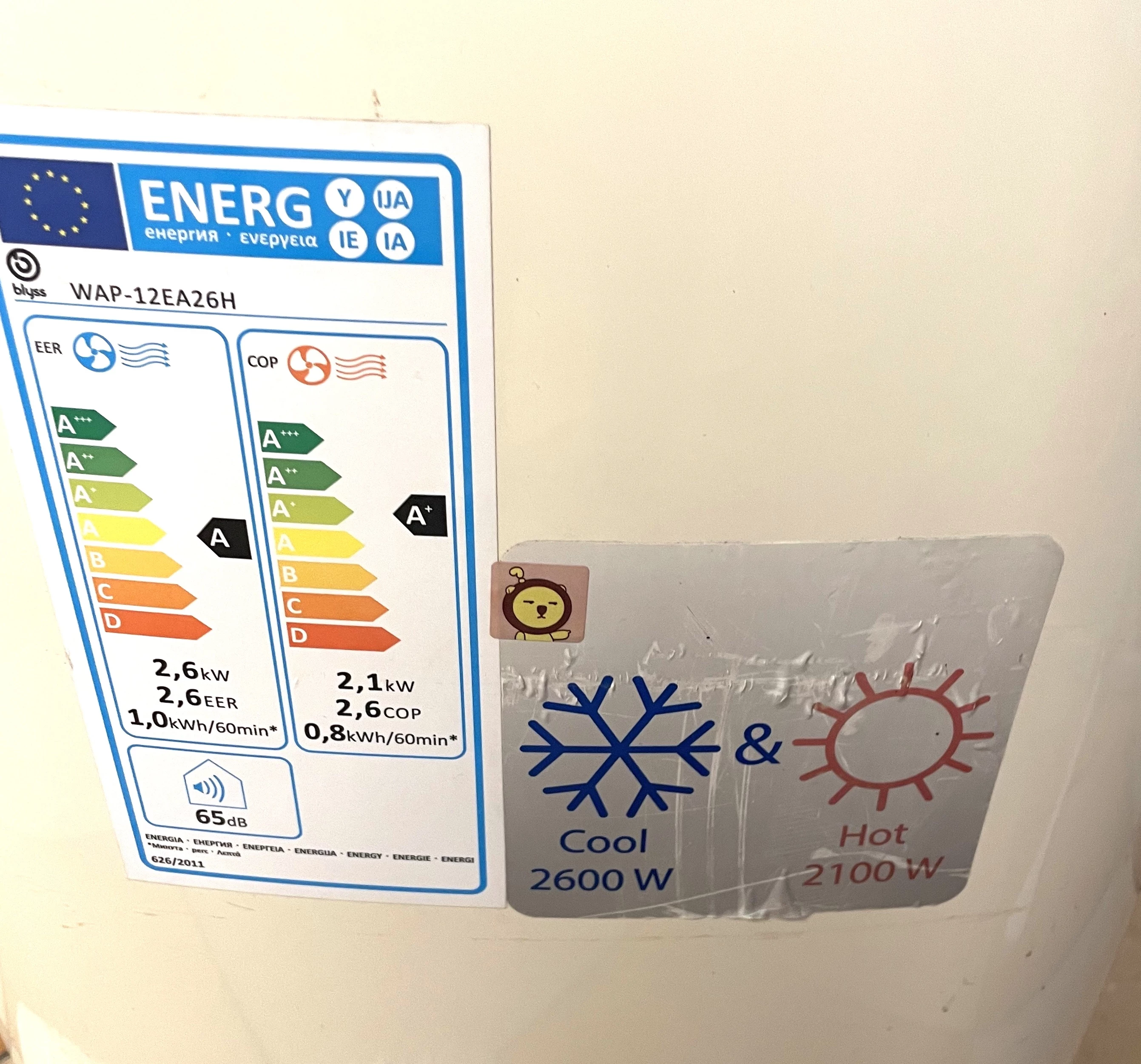 klimatyzator-kompakt-blyss-wap-12ea26h-stan-uzywany