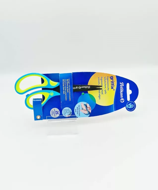 NOŻYCZKI SZKOLNE PELIKAN GRIFFIX DLA PRAWORĘCZNYCH 15CM