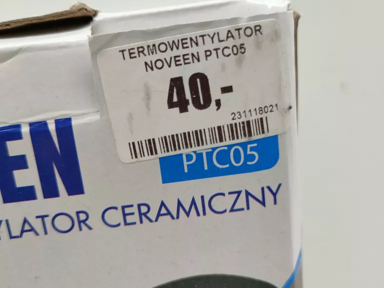 TERMOWENTYLATOR NOVEEN PTC05