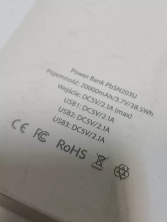 POWERBANK WEBSKI PBSN203U