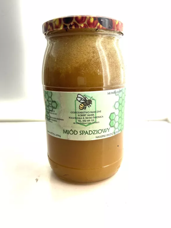 MIÓD SPADZIOWY GOSPODARSTWO PASIECZNE ROBERT SAMEK 1250G