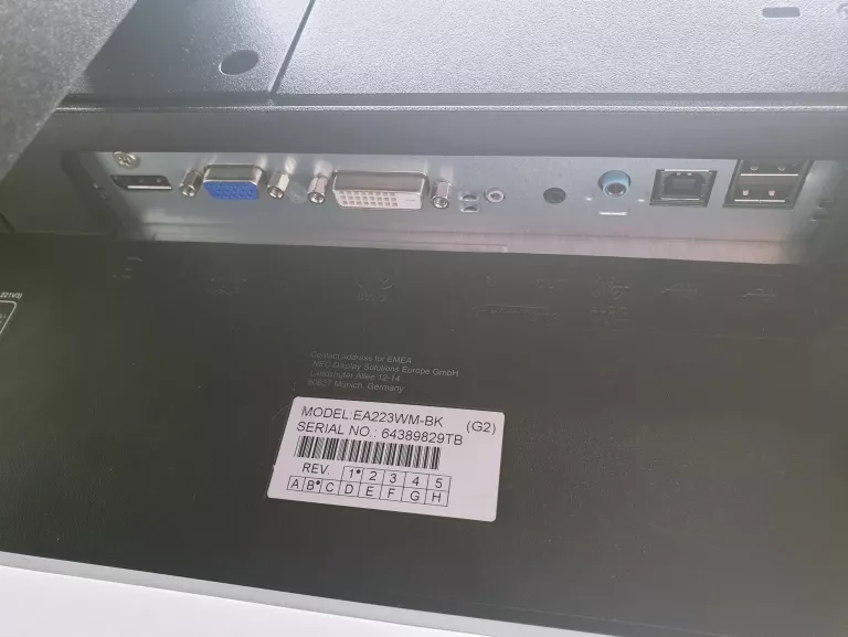 MONITOR NEC MULTISYNC EA223WM CZARNY