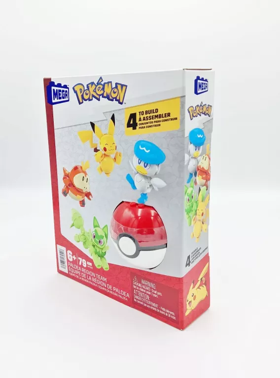 ZESTAW TOWARZYSZE Z PALDEI 4 POKEMONY + POKEBALL HPX92