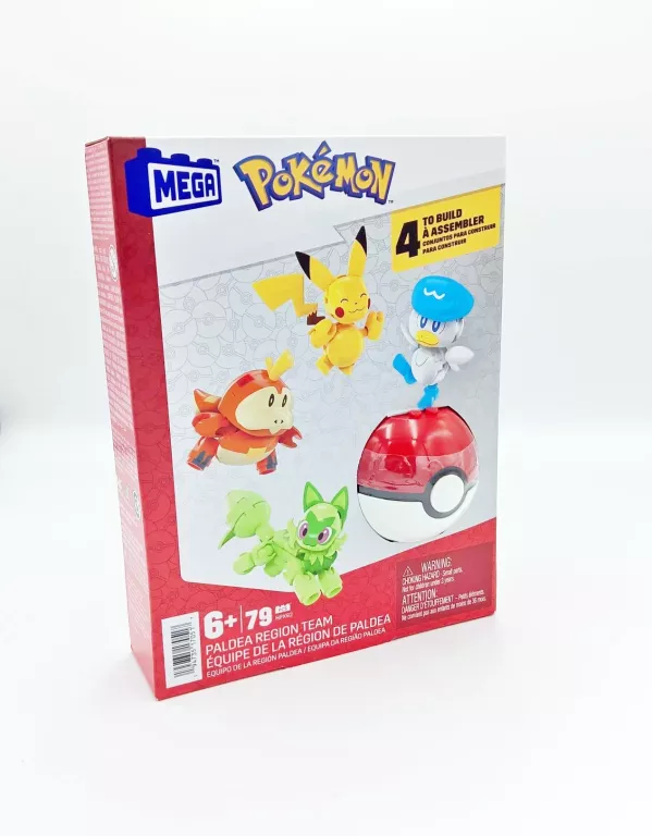 ZESTAW TOWARZYSZE Z PALDEI 4 POKEMONY + POKEBALL HPX92