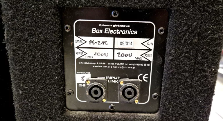 DWIE KOLUMNY BOX ELECTRONICS