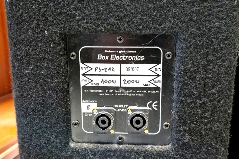DWIE KOLUMNY BOX ELECTRONICS
