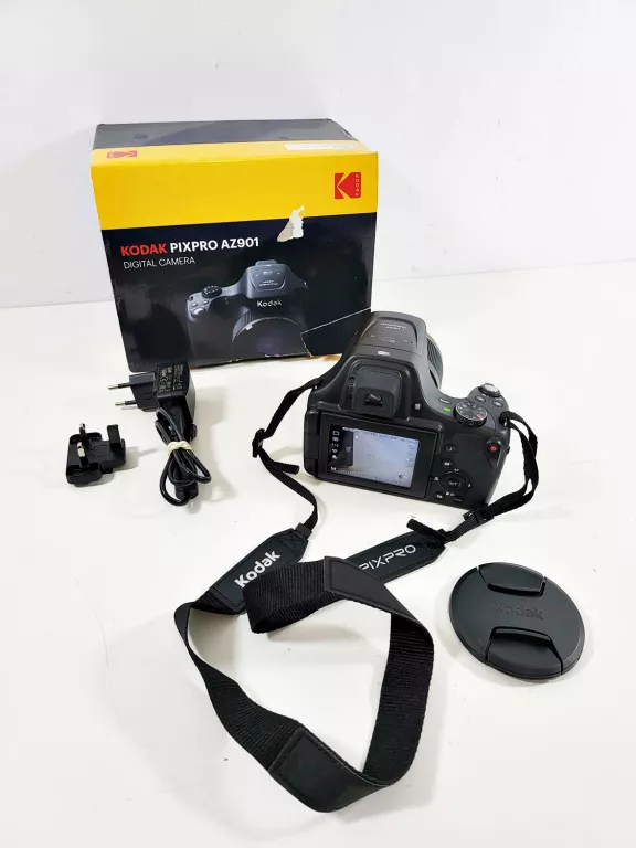 APARAT CYFROWY KODAK AZ901 CZARNY 20MPX 64GB KPL