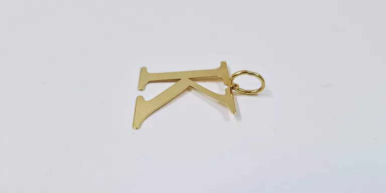 zlota-zawieszka-585-069-duza-litera-k-inicjal-stan-uzywany