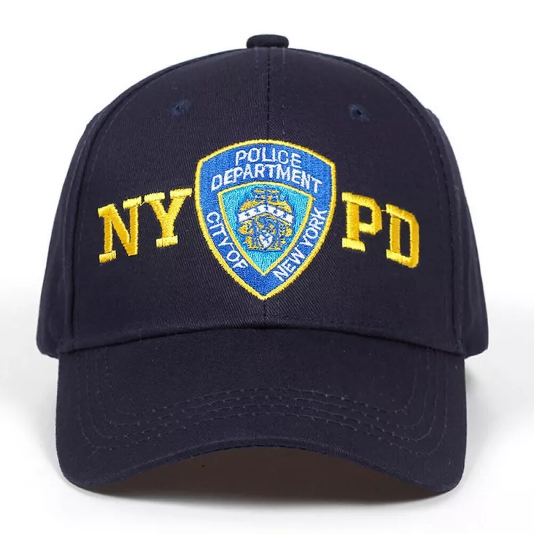 CZAPKA Z DASZKIEM NYPD CITY OF NEW YORK POLICE DEPARTMENT OFICJALNA