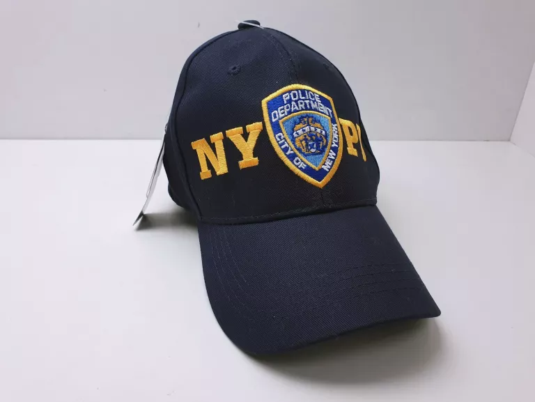 CZAPKA Z DASZKIEM NYPD CITY OF NEW YORK POLICE DEPARTMENT OFICJALNA