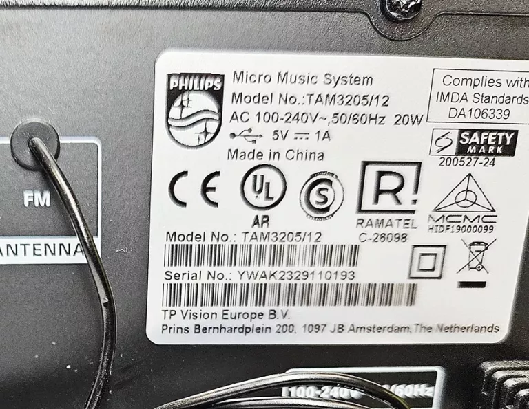 WIEŻA PHILIPS TAM3205 ZESTAW