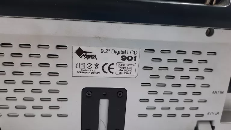PRZENOŚNY TEWIZOR LCD 9.2" MANTA TV 901 S.DB / *OKAZJA*